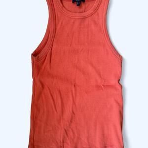 Orange massimo dutti tank top